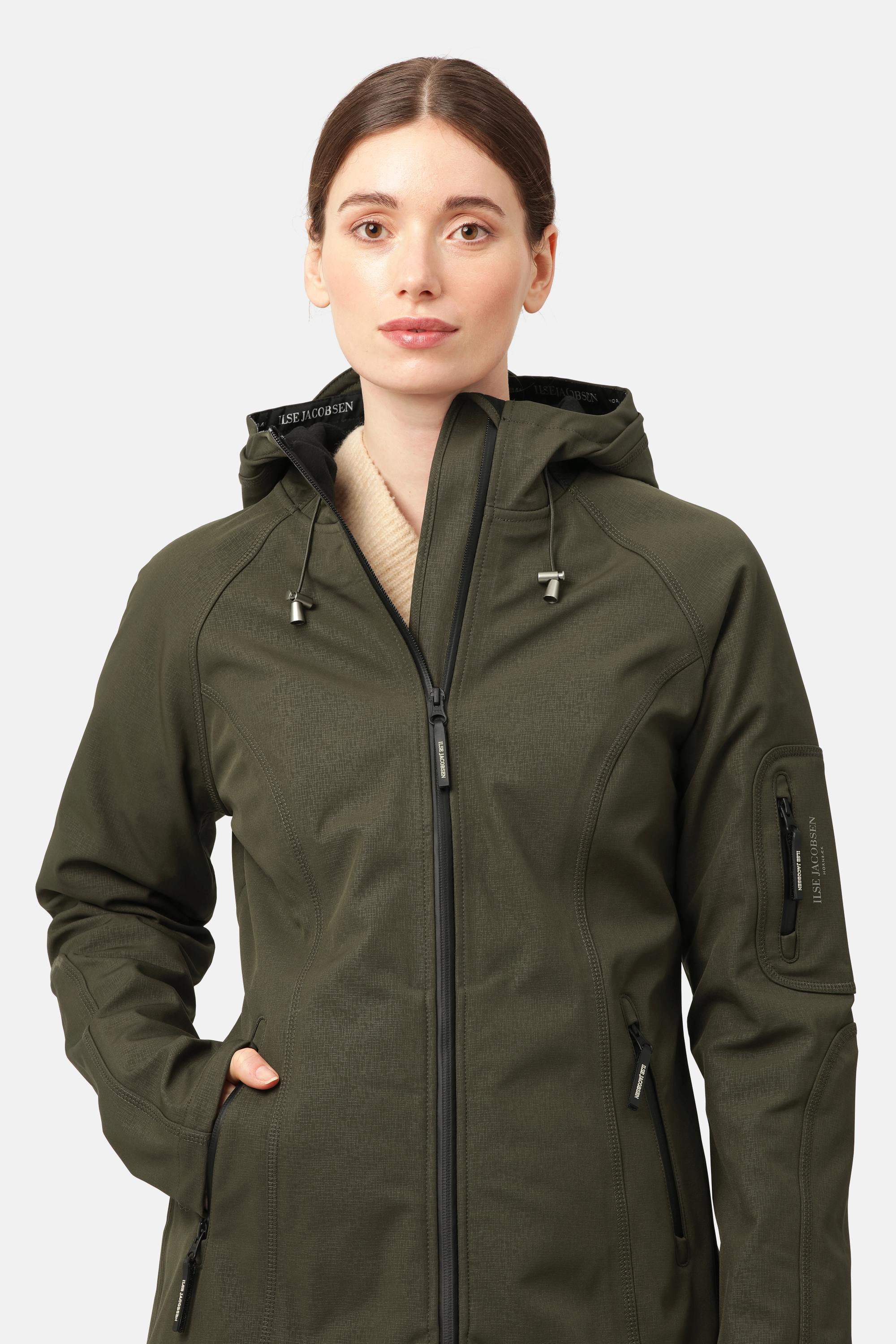 Softshell Regnjakke - Army